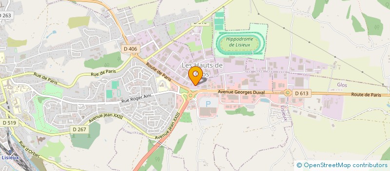 localisation de l'entreprise BRIQUETERIE LAGRIVE à GLOS