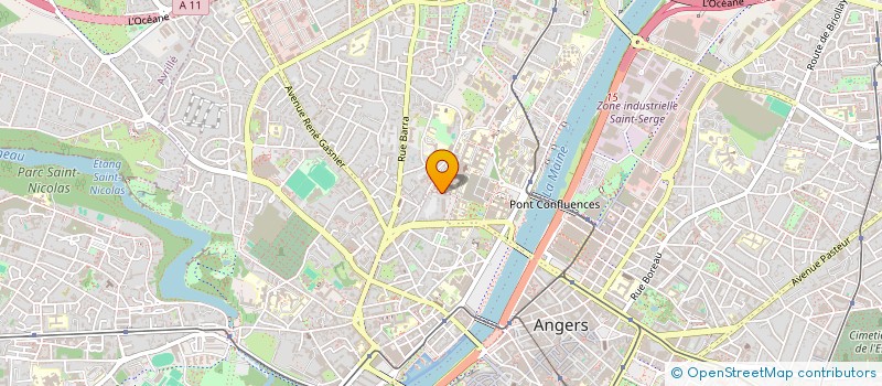 localisation de l'entreprise BRIROSO à ANGERS