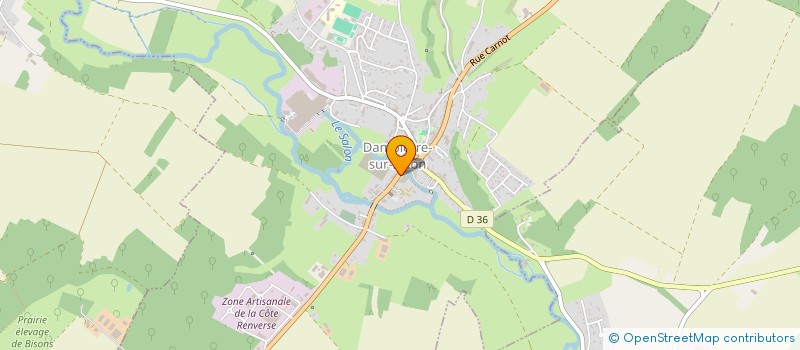 localisation de l'entreprise BRISARD DAMPIERRE à DAMPIERRE-SUR-SALON