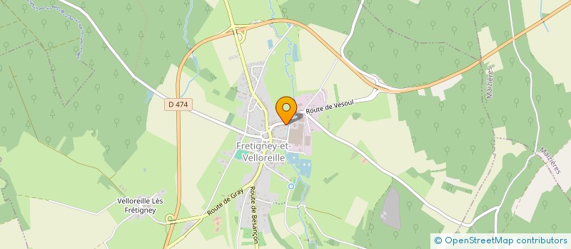 localisation de l'entreprise BRISARD INDUSTRIE à FRETIGNEY-ET-VELLOREILLE