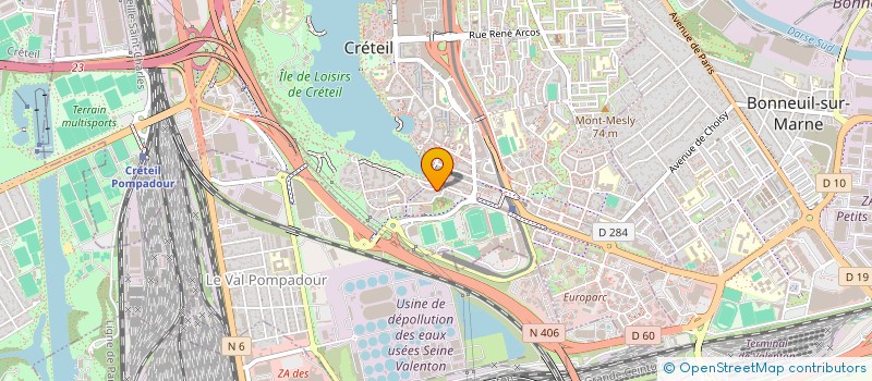 localisation de l'entreprise BRISE à CRETEIL