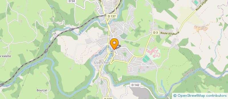 localisation de l'entreprise BRISE BELLIQUEUSE  UZERCHE