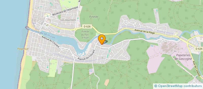 localisation de l'entreprise BRISE D'ATLANTIQUE  MIMIZAN