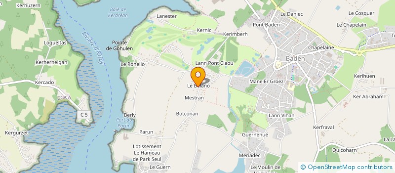 localisation de l'entreprise BRISE DE MER à BADEN