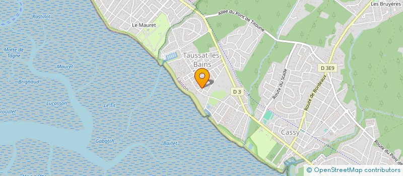 localisation de l'entreprise BRISE DE MER  LANTON