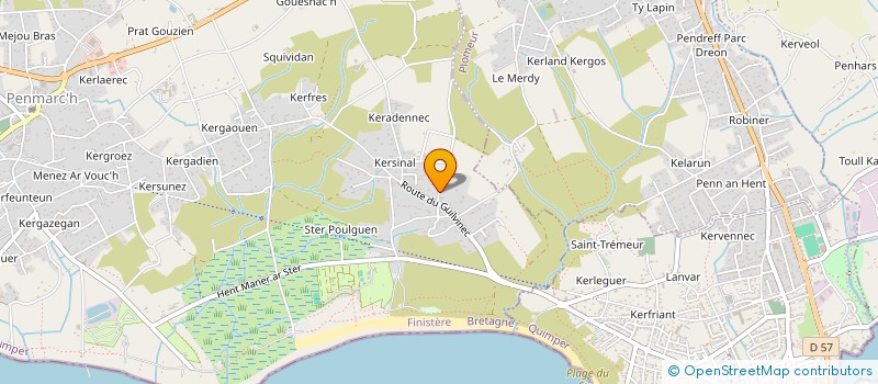 localisation de l'entreprise BRISE DU LARGE  PENMARCH