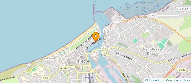 localisation de l'entreprise BRISE MARINE à DIEPPE