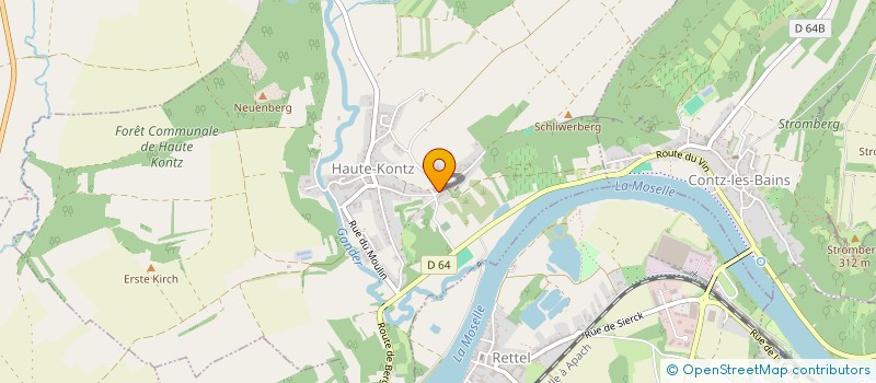 localisation de l'entreprise BRISE OCEANE ET HOSTELLERIE RURALE  MONTENACH