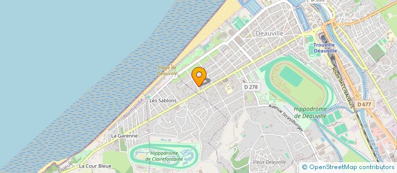 localisation de l'entreprise BRISEIS à DEAUVILLE