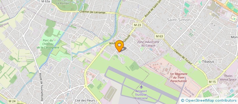 localisation de l'entreprise BRISEIS  CUGNAUX