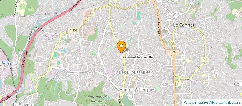 localisation de l'entreprise BRISICHELLA  LE CANNET