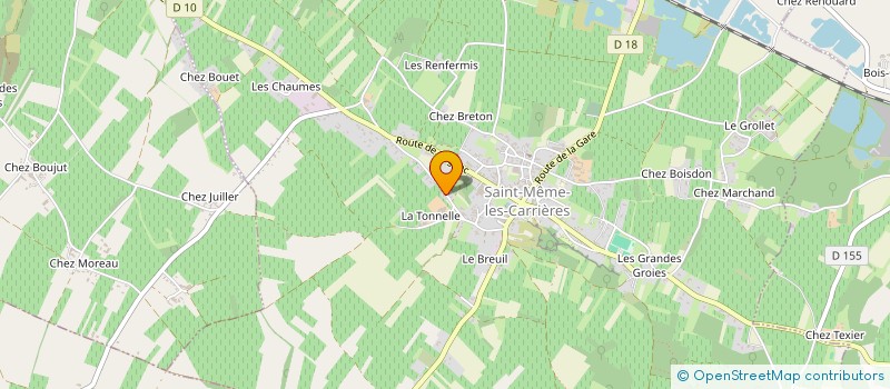 localisation de l'entreprise BRISLE à SAINT-MEME-LES-CARRIERES