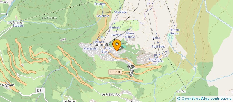 localisation de l'entreprise BRISMONTIER/RIBEIRO  MONTVALEZAN