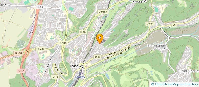 localisation de l'entreprise BRISNO  HERSERANGE