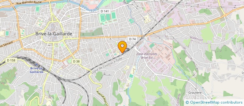 localisation de l'entreprise BRISON IMMOBILIER  BRIVE-LA-GAILLARDE