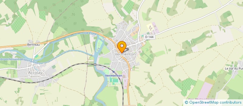 localisation de l'entreprise BRISON-POUGET à VERMENTON