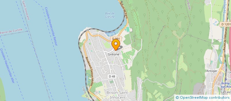 localisation de l'entreprise BRISON SAINT INNOCENT CYCLISME  BRISON-SAINT-INNOCENT