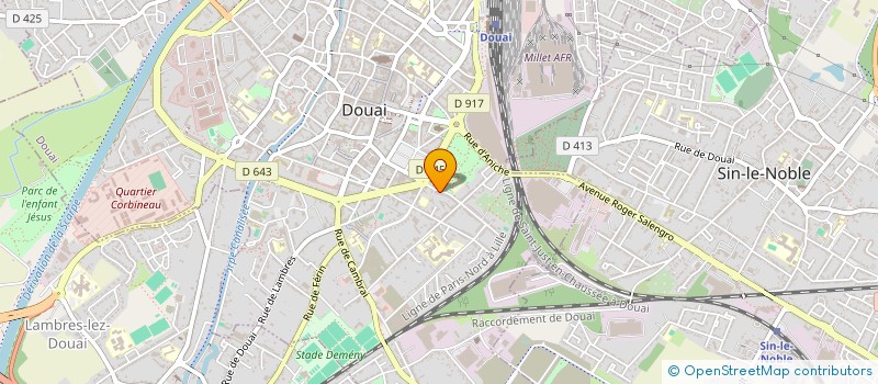 localisation de l'entreprise BRISONS LE SILENCE à DOUAI