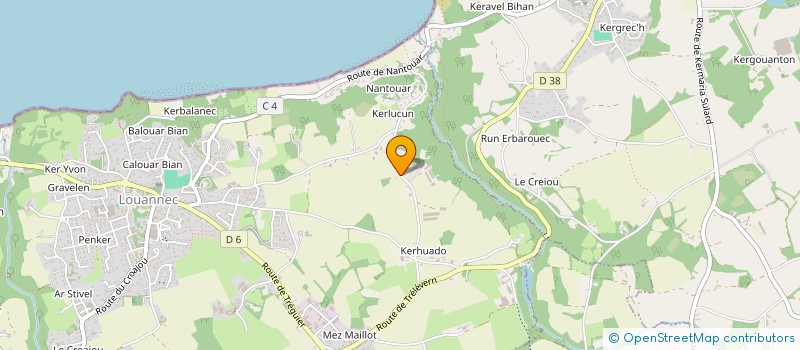 localisation de l'entreprise BRISONS LE SILENCE  LOUANNEC