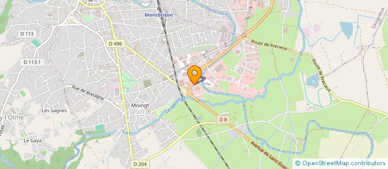 localisation de l'entreprise BRISONYEP  MONTBRISON