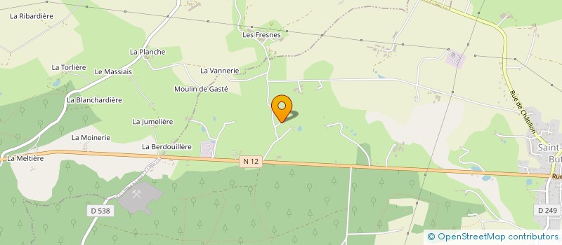 localisation de l'entreprise BRISOUX  SAINT-GEORGES-BUTTAVENT