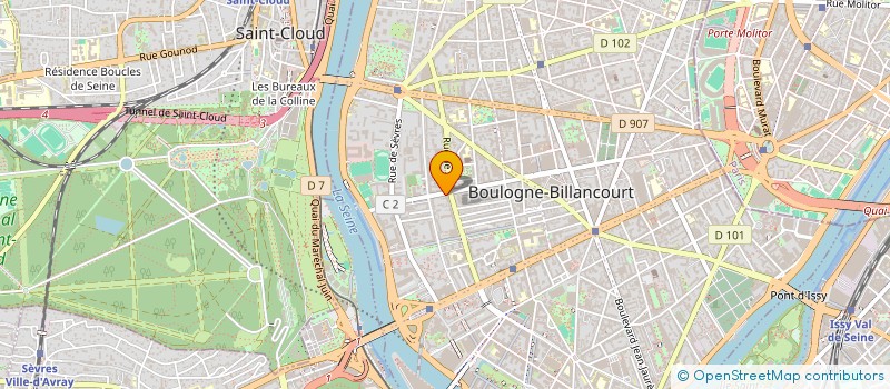 localisation de l'entreprise BRISQUETTE à BOULOGNE-BILLANCOURT