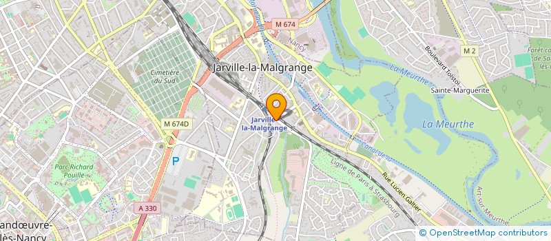 localisation de l'entreprise BRISS ' DECORATION PEINTURE à JARVILLE-LA-MALGRANGE