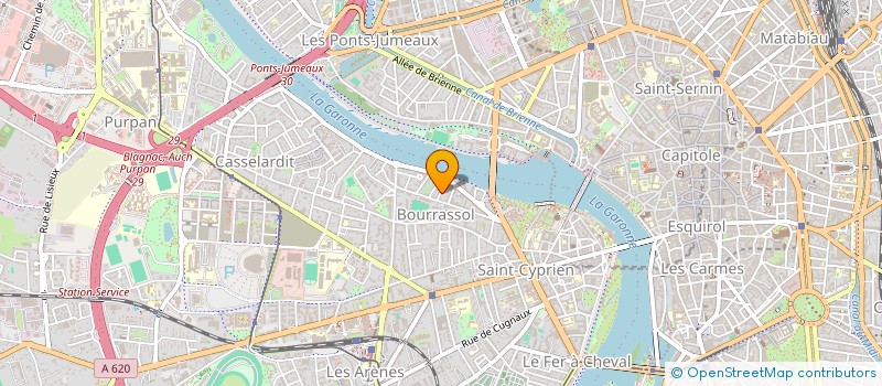 localisation de l'entreprise BRISSEF  TOULOUSE