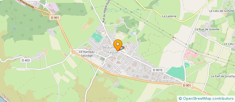 localisation de l'entreprise BRISSET  LA HAGUE