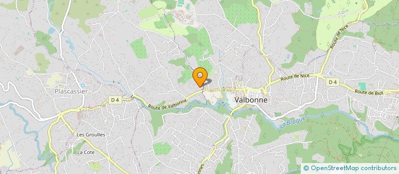 localisation de l'entreprise BRISSET IMMO  CHATEAUNEUF-GRASSE