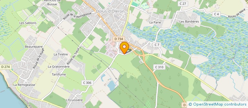 localisation de l'entreprise BRISSET PERE & FILS à DOLUS-D'OLERON
