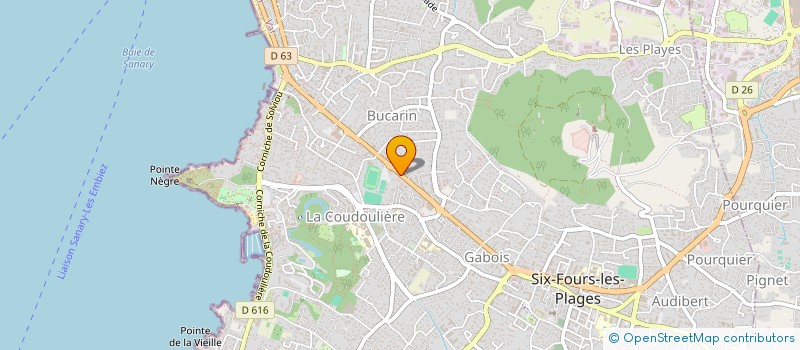 localisation de l'entreprise BRISSI PARCS ET JARDINS  SIX-FOURS-LES-PLAGES