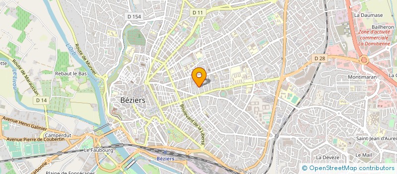 localisation de l'entreprise BRISSON 3 à BEZIERS