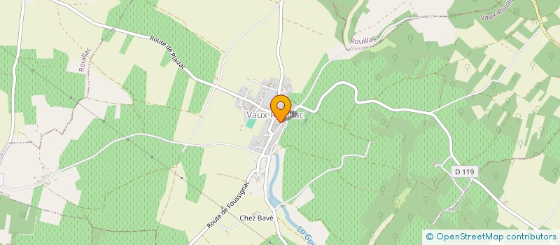 localisation de l'entreprise BRISSON à VAUX-ROUILLAC