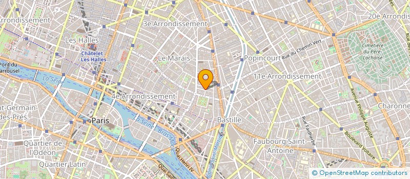 localisation de l'entreprise BRISSON  PARIS