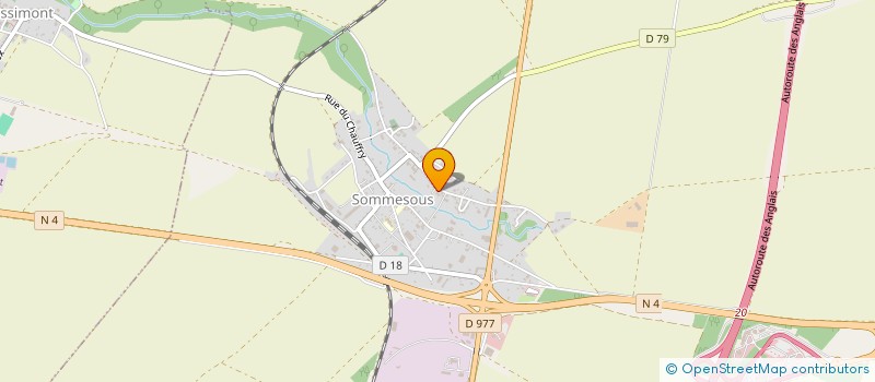 localisation de l'entreprise BRISSON ENTREPRISE  SOMMESOUS