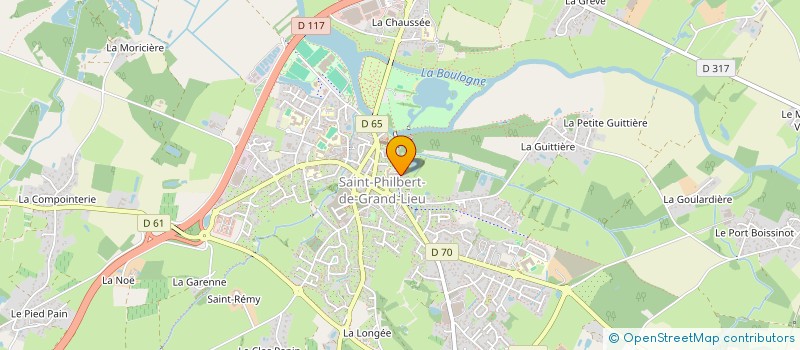 localisation de l'entreprise BRISSON JULIEN à SAINT-PHILBERT-DE-GRAND-LIEU