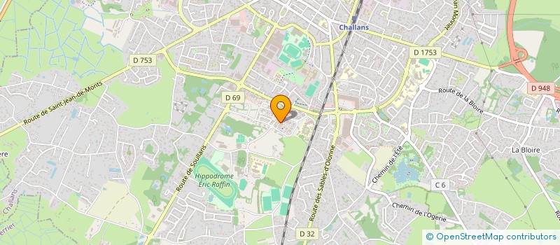 localisation de l'entreprise BRISSON PATRICK à CHALLANS