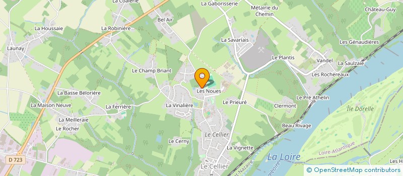 localisation de l'entreprise BRISSON SAVEURS ET TRADITION à LE CELLIER