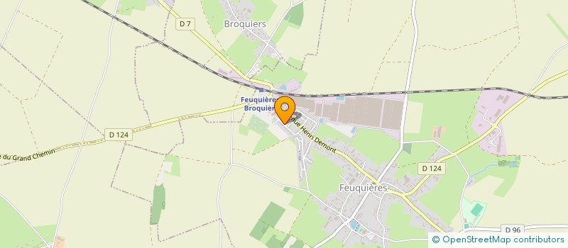 localisation de l'entreprise BRISSOTO  FEUQUIERES