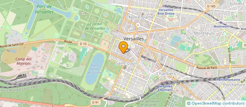 localisation de l'entreprise BRISTOL CAB à VERSAILLES
