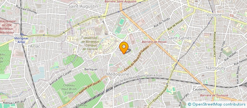 localisation de l'entreprise BRISTOL CITY  BORDEAUX