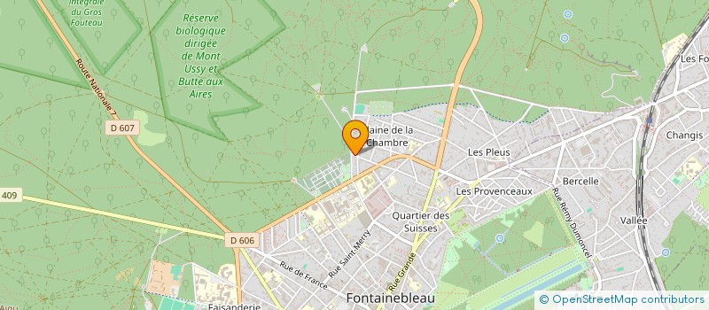 localisation de l'entreprise BRISTOL LACOUR  FONTAINEBLEAU