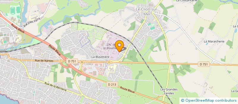 localisation de l'entreprise BRISTOL SARL à PORNIC