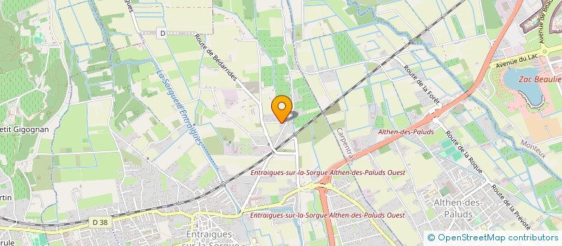 localisation de l'entreprise BRISTOLIMMO  ENTRAIGUES-SUR-LA-SORGUE