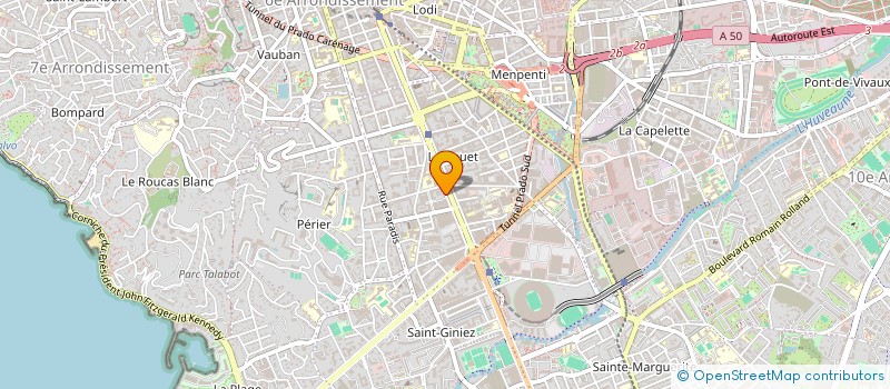 localisation de l'entreprise BRIT CONSTRUCTIONS à MARSEILLE