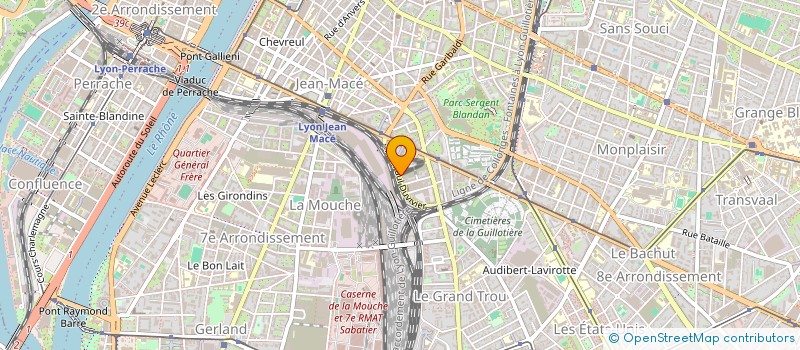 localisation de l'entreprise BRIT ENR  LYON