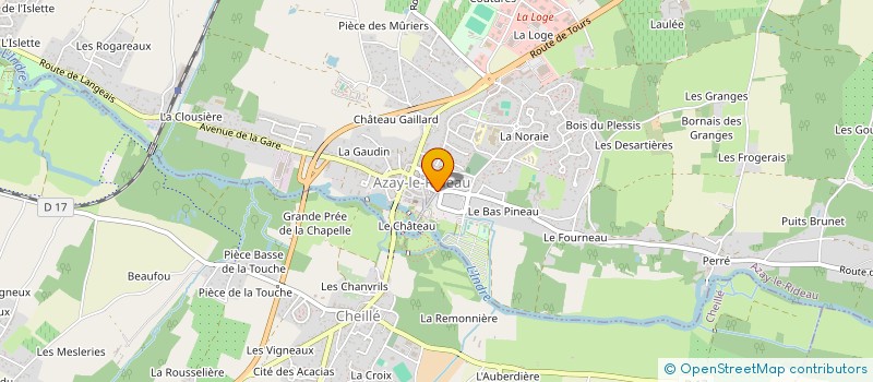 localisation de l'entreprise BRIT'GLASS ASSO  AZAY-LE-RIDEAU