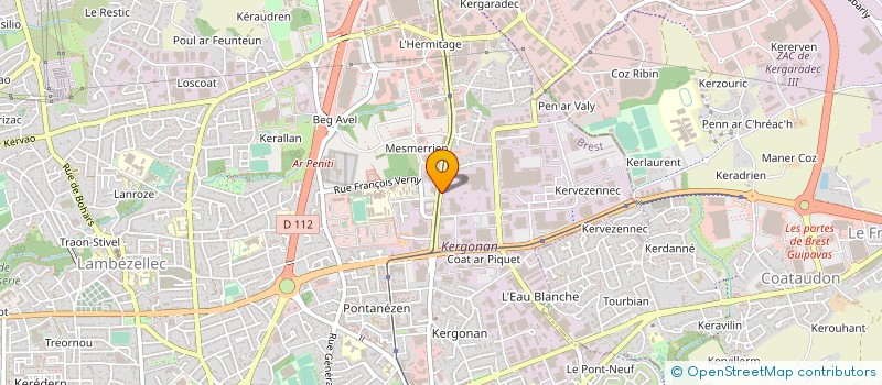 localisation de l'entreprise BRIT1 à BREST