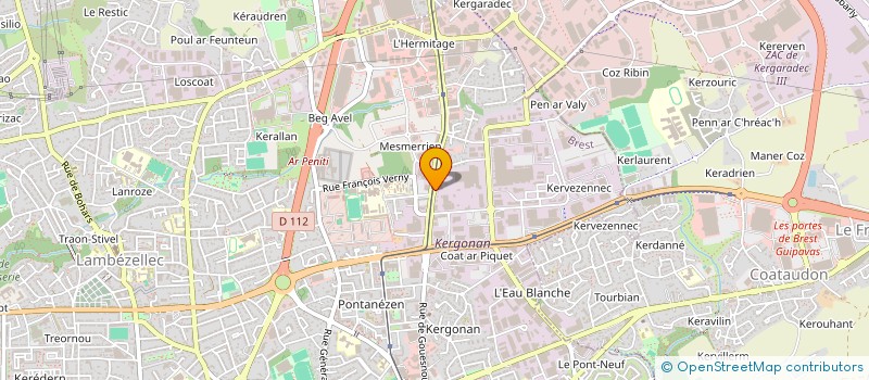 localisation de l'entreprise BRIT4 à BREST